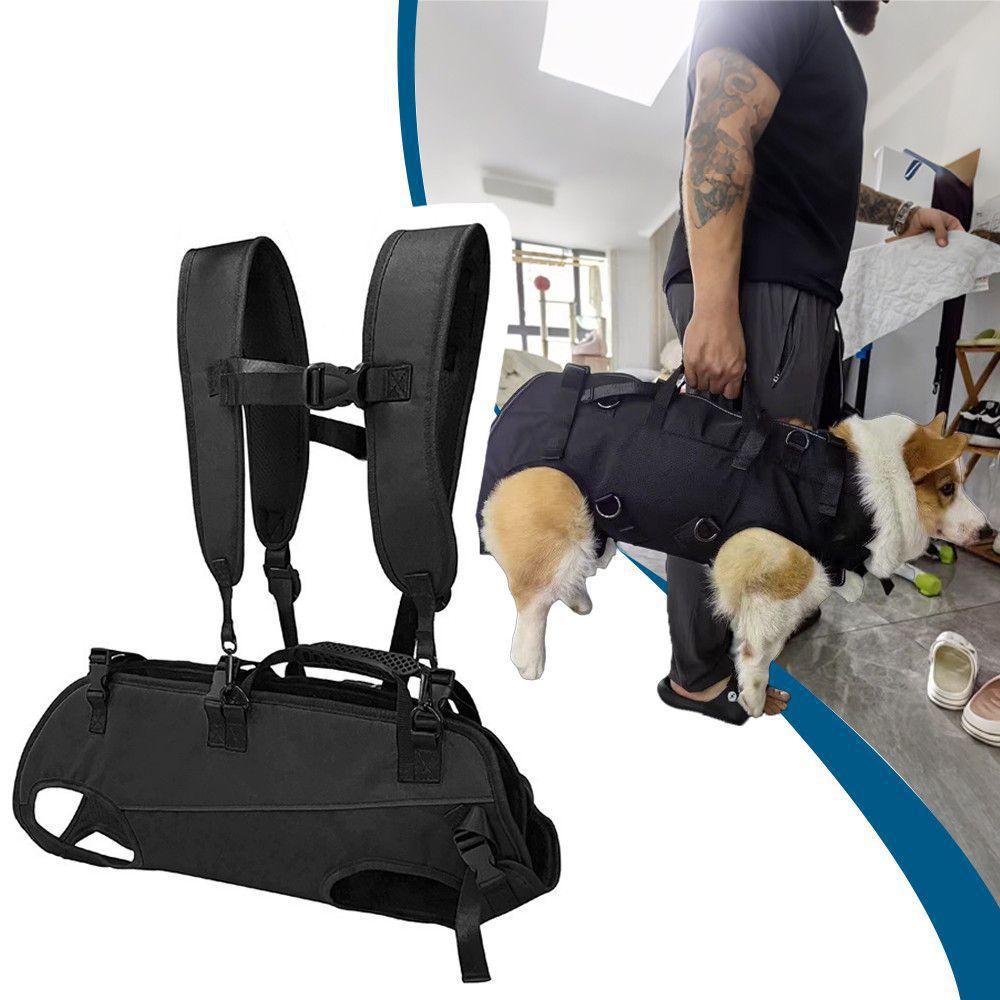 Pet Travel Backpack Shoulder Carrier Outdoor Hiking Walk Durable Oxford Fabric Dog Carrying Bag with Strap Fixation Pets Bag