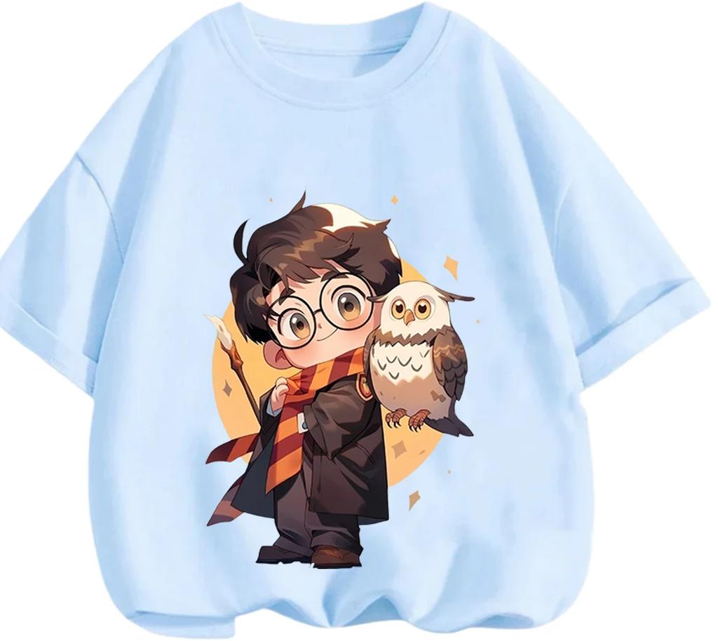 Soft Comfortable Harry Potter T Shirt Summer Casual Short Sleeve Fashion Clothing Boys Girls 3 14