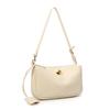 New first-layer cowhide European and American fashion armpit bag small square bag single shoulder crossbody leather mahjong bag