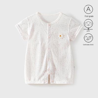 Summer Pure Cotton Newborn Romper - A-Class Thin Style Baby Clothes