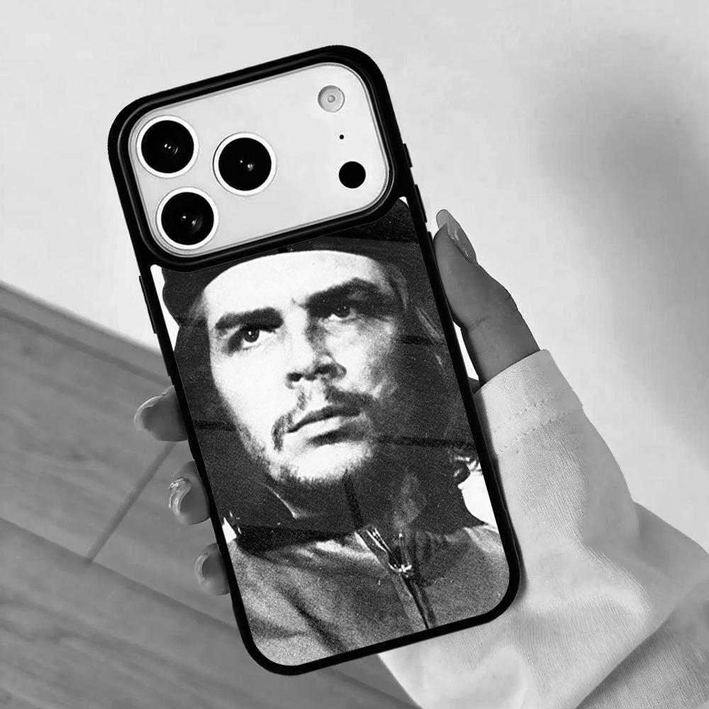 Che Guevara Zigarre rauchend Handyhülle für iPhone 17 AIR 16pro Max 15 14 13 12 11 Bumper Hülle