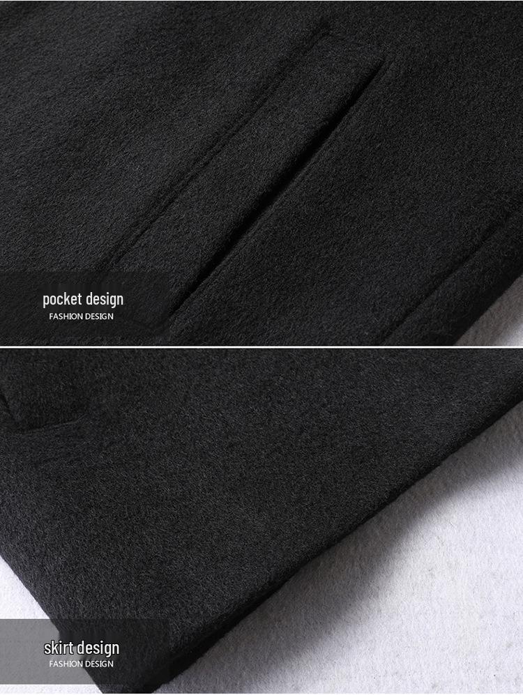 Men's Wool Blend Lapel Jacket for Middle-Aged and Elderly - Spring/Autumn Casual Outerwear