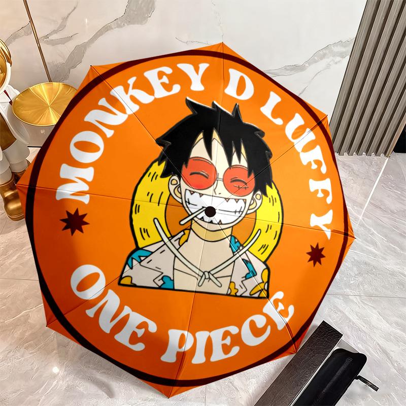 Cute Monkey D. Luffy from the Japanese manga ONE PIECE umbrella is suitable for all seasons, including home travel and outdoor activities Y17