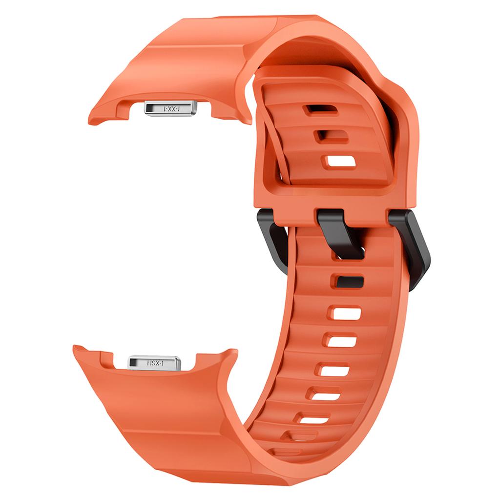 Watch Band for Samsung Galaxy Watch8 44mm/40mm/Watch8 Classic 46mm Wave Shape Silicone Strap