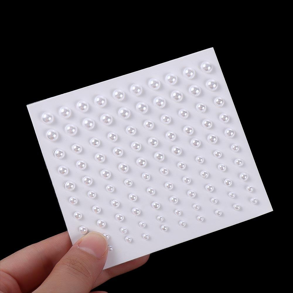 Pearls Festival Makeup Decoration Face Body Colored  Rhinestone Stickers Jewelry Stickers