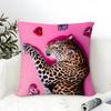 Naturally Beautiful Wild Leopard 1 Pillow Case Linen Pillow Case Sofa Home Decor Cushion Cover Cushion Cove