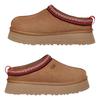 UGG TAZZ Chestnut Shearling Platform Suede Size US6 1122553 Women's Slippers, Clogs, (23.0cm), [Used]