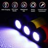 Mini Keychain Lamp Pocket USB Rechargeable LED Strong Light Multifunctional Light Flashlight Waterproof Outdoor Hiking Camping
