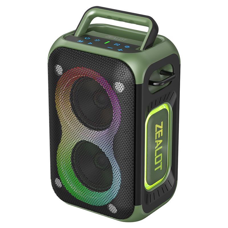 China Manufacturer ZEALOT PT02 High Quality 60W Portable Wireless Speaker Waterproof Speaker Party Speaker Outdoor