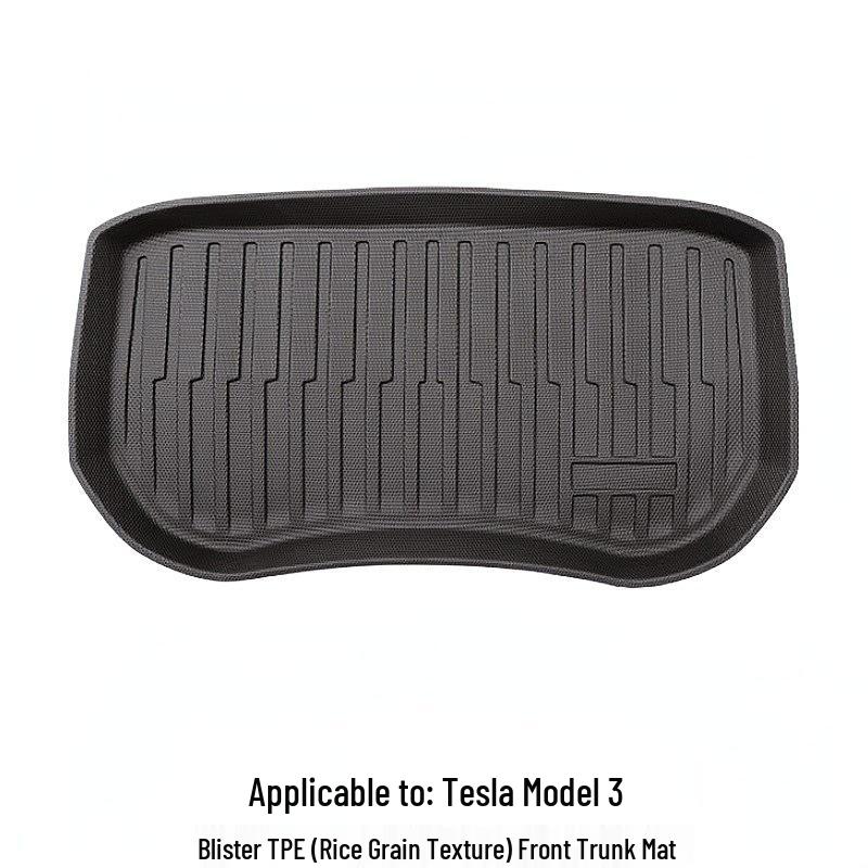 Tesla Model 3 TPE Rice Grain Floor Mats – Protective Kit for Car Modification