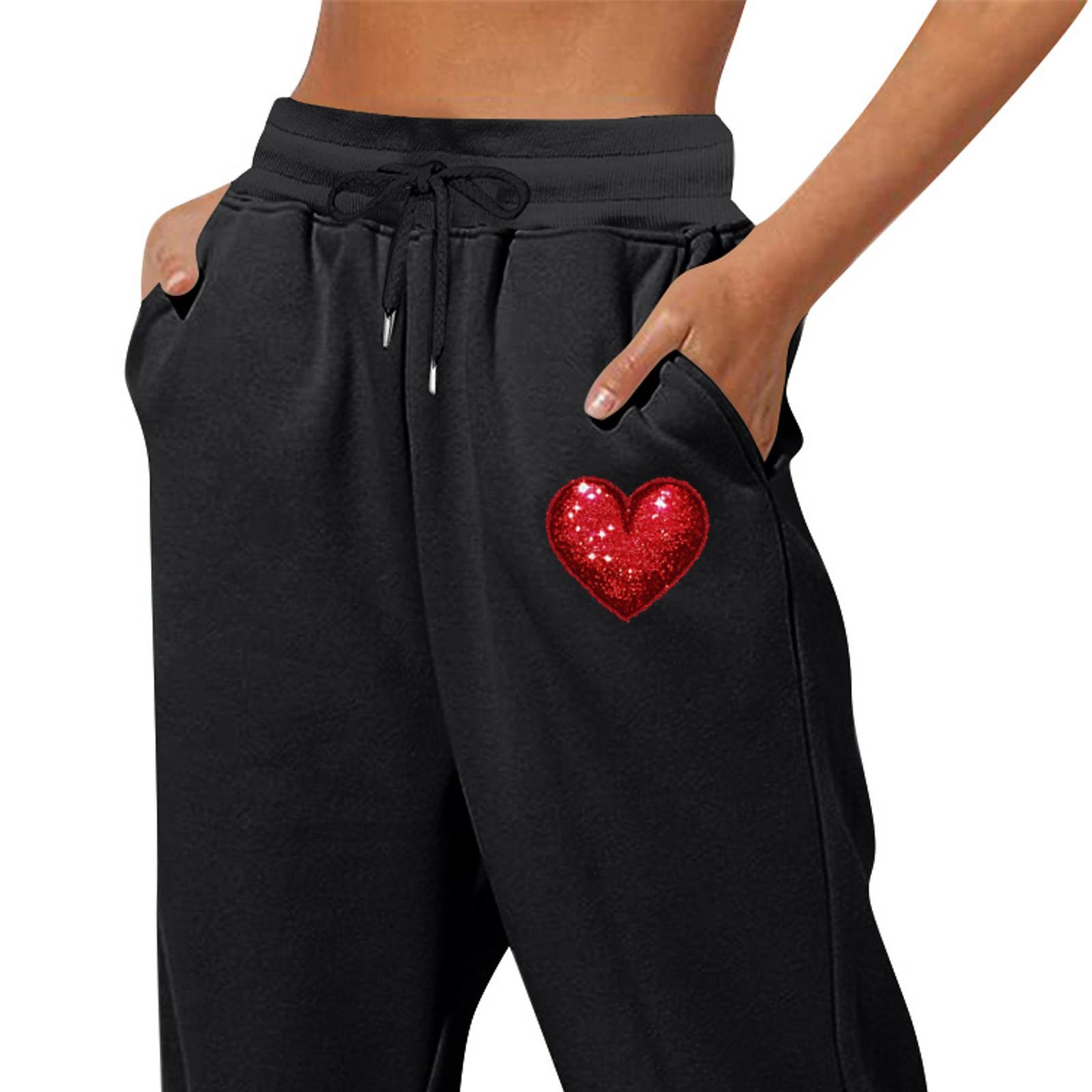 

Весенние и однотонные принтованные модные женские повседневные брюки с карманами и шнурком L чёрный