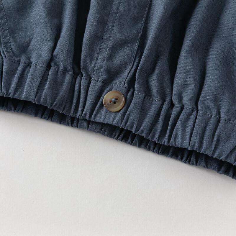 DAVE&BELLA Boys' Linen Cropped Pants