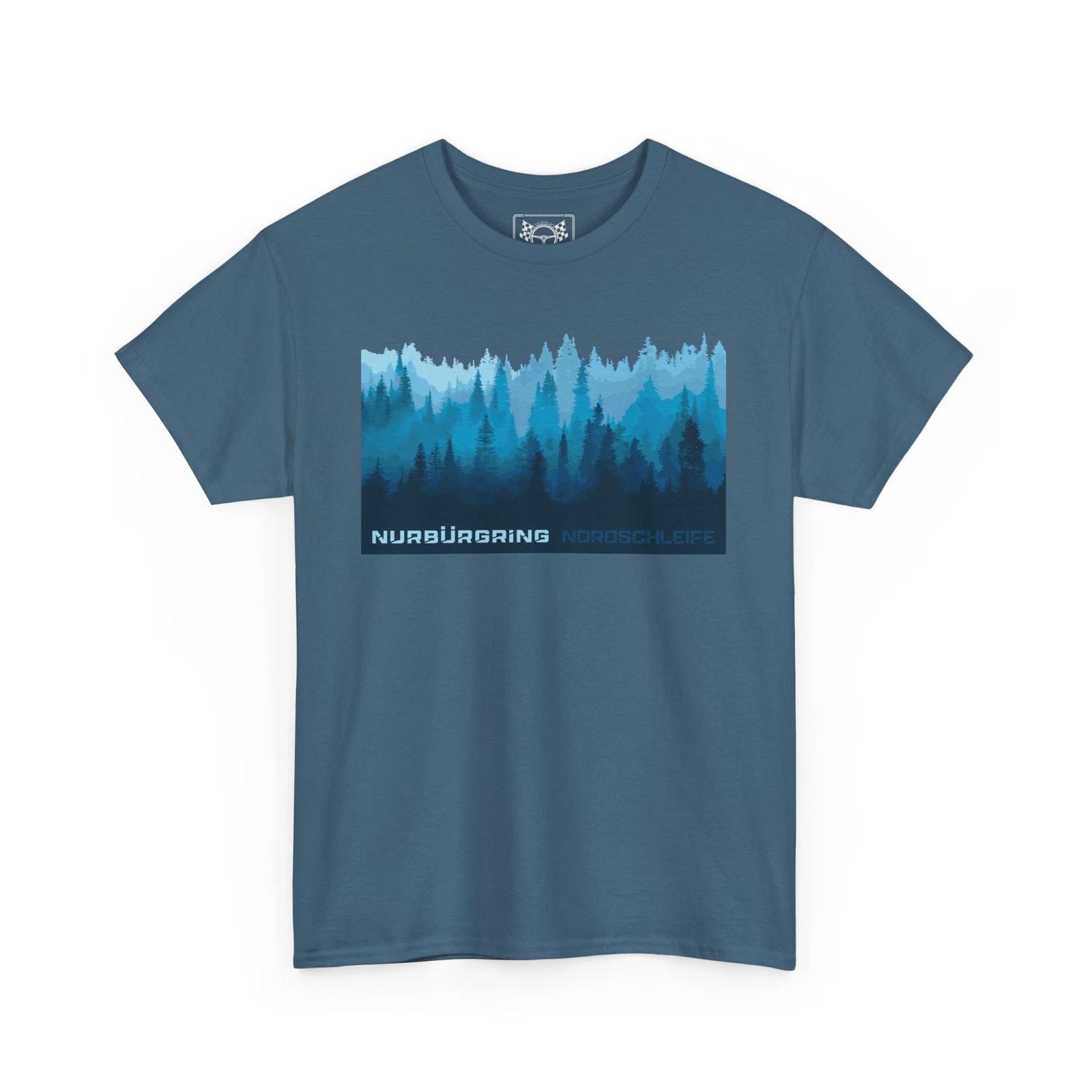 Nürburgring Nordschleife Forest T-Shirt - Green Hell Racing Tee - Race Fans Gift L