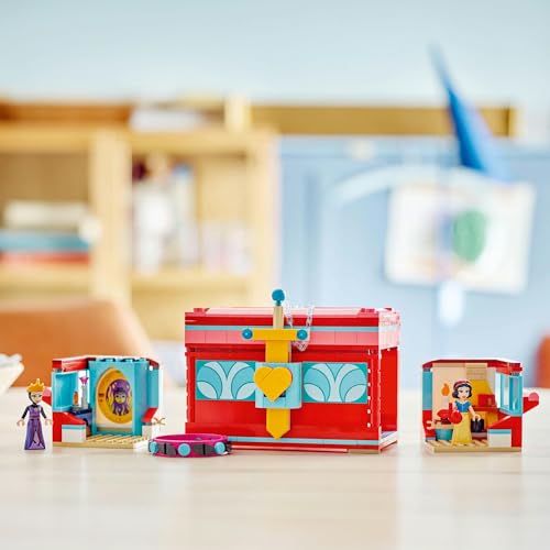 LEGO Disney Princess Snow White Jewelry Box, Toy, Gift, Birthday, Educational, Christmas, Girls, Boys, Ages 6, 7, 8, 9, Disney Merchandise, 43276