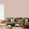 Beige and white checkerboard wallpaper for living room and bedroom 50x1000