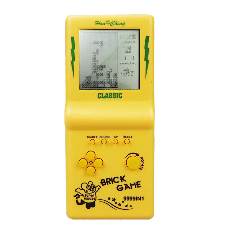Retro Tetris Handheld Game Console with Large Screen for Kids - Retro 80s/90s Classic Electronic Toy