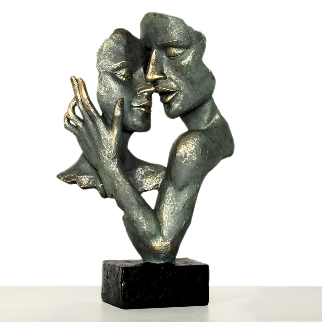 Modern Decorative Figurine - Decorative Sculpture Faces Lovers - FaceS