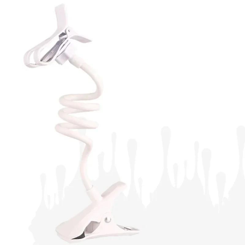 360 Universal Lazy Bracket Mobile Phone Holder Portable Flexible Bed Desktop Bracket Smartphones Table Clip Stand Base Support