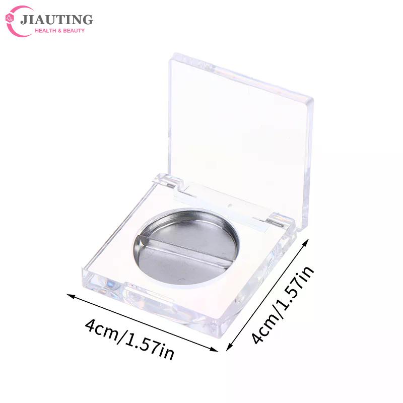 2.5g Empty Portable Eyeshadow Palette Blusher Box Solid Ointment Box Cosmetic Makeup Case Round Storage Container
