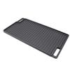 Pre Seasoned Cast Iron Reversible Rectangular Grill Griddle Non Stick Family Pan Cookware with Handles