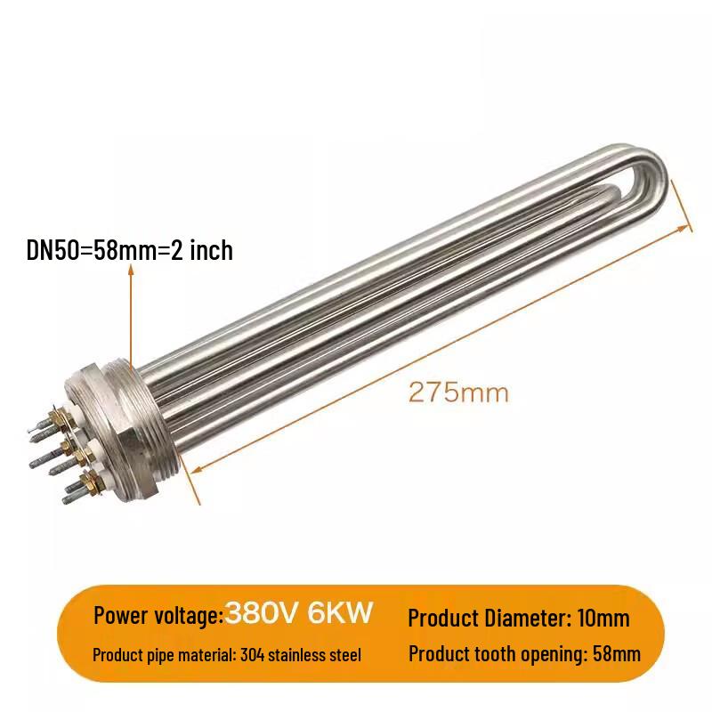 High-Power Industrial Water Heater Element