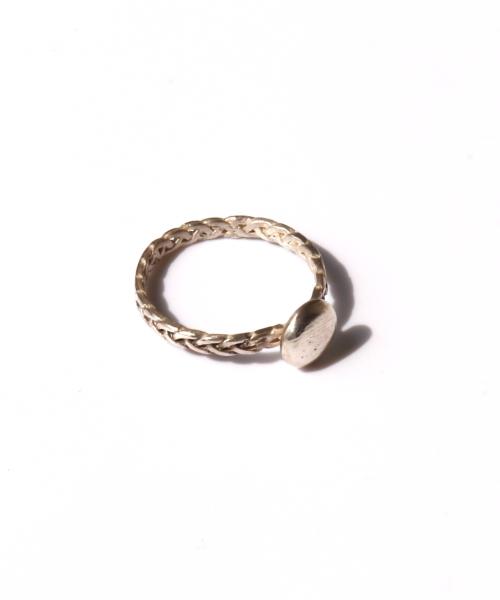 Bonbeau Antique Circle Braid Daily Ring Antique Circle Silver Braid Ring (Type B)