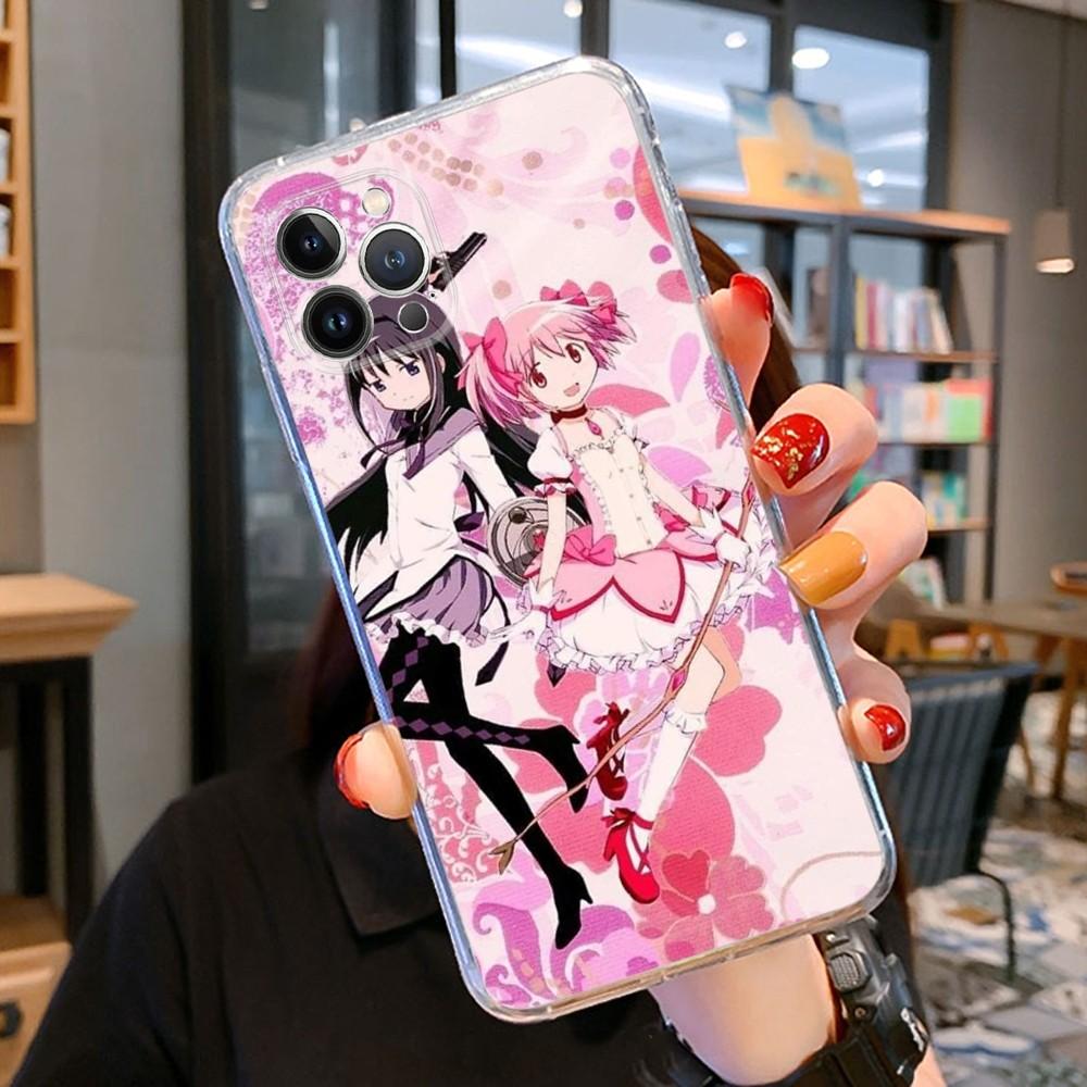 Puella Magi Madoka Magica Phone Case For iPhone 15 14 11 12 13 Mini Pro XS Max Cover 6 7 8 Plus X XR SE 2020 Funda Shell