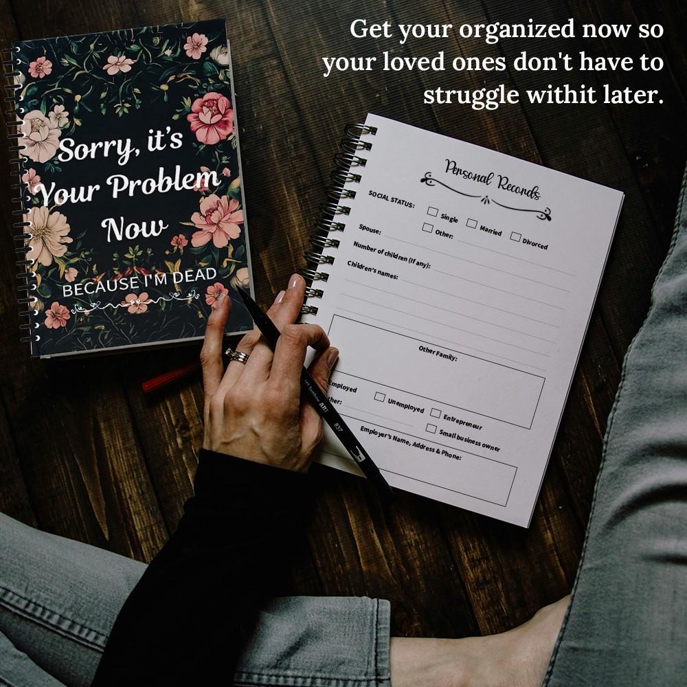 Planner Organizer Binder Life Book Document Organizer