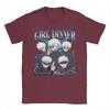 Unisexs Satoru Gojo Girl Dinner JJK Anime T Shirt Cotton Tops Crazy Short Sleeve Crewneck Tee Shirt Party TShirt