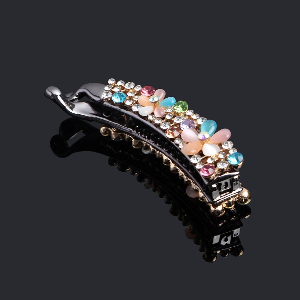 Women's Prodi Hairpin (Floral) Cubic Point Clip