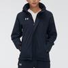 Under Armour Unifarbenes Logo Sporttraining Webjacke mit Kapuze Herren Oberteile Schwarz 21600409-001