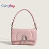 Cozy Up Handheld Steamed Rolls Bag Delicate Small People Shoulder Bag Lingge Underarm Bag Female