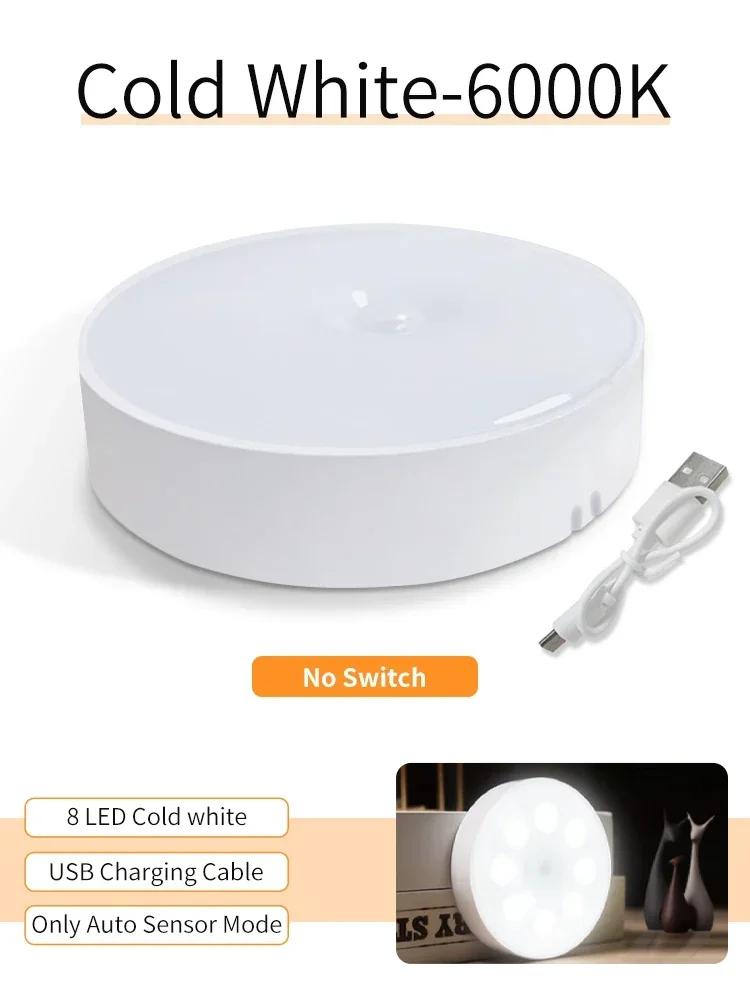 Xiaomi Luce Notturna a LED con Sensore di Movimento Lampada Notturna Ricaricabile USB Per Armadio da Cucina Lampada da Guardaroba Scala Luce LED Wireless per Armadio