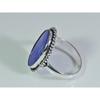 Natural Lapis Lazuli 925 Solid Sterling Silver Ring Size US-8.5 PG-48