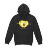 SpongeBob SquarePants Mens Heart-Shaped Sponge Valentine`s Day Hoodie