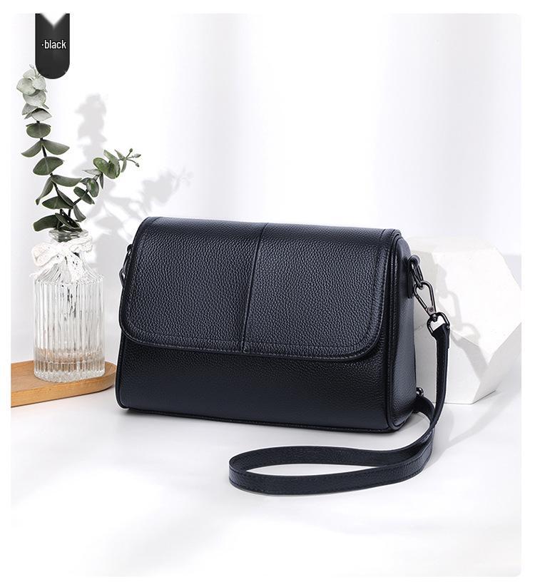 2025 Women's Large Capacity Soft Leather Crossbody Backpack with Magnetic Buckle Flap