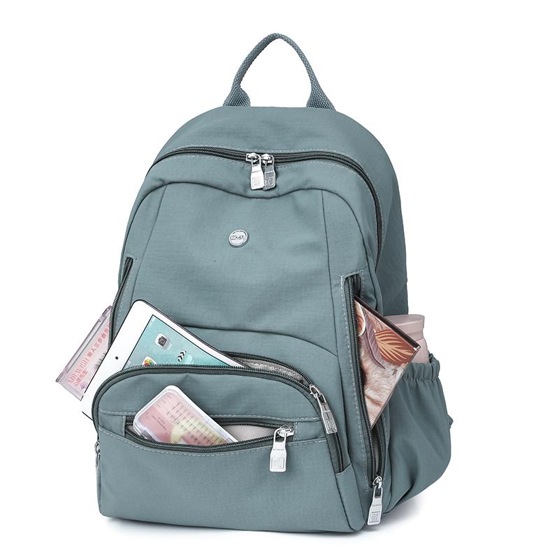 Women's Solid Color Backpack Travel Backpack Student Schoolbag