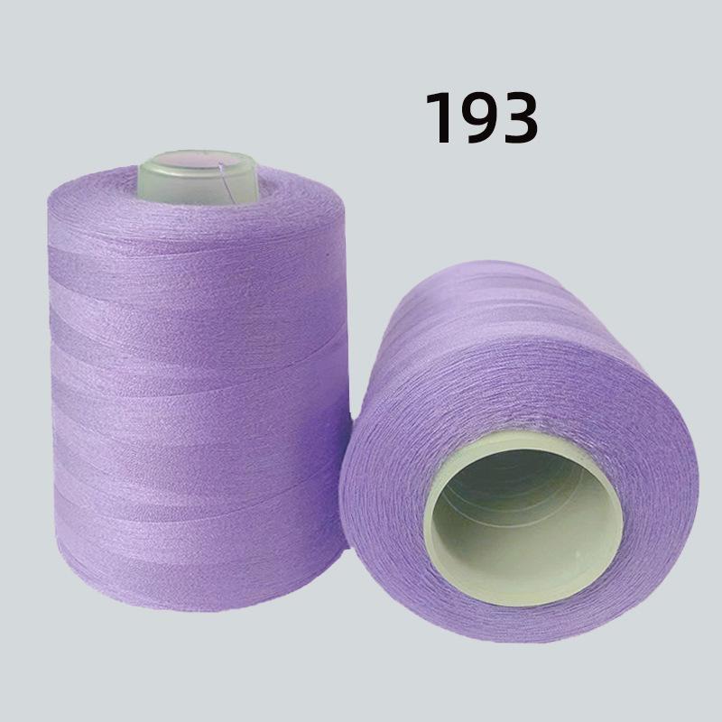 High-Speed 8000-Yard Black & White Sewing Thread - 402 Flat Pagoda Thread for Clothing