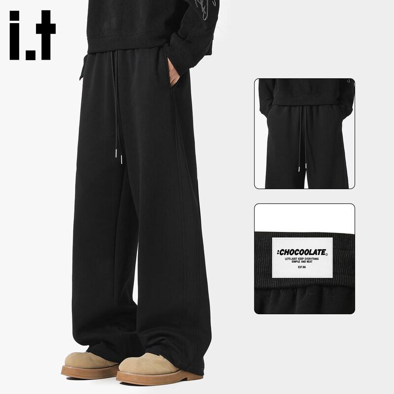 

Men s :CHOCOOLATEit Heavyweight Patchwork Straight-Leg Sweatpants 5XL