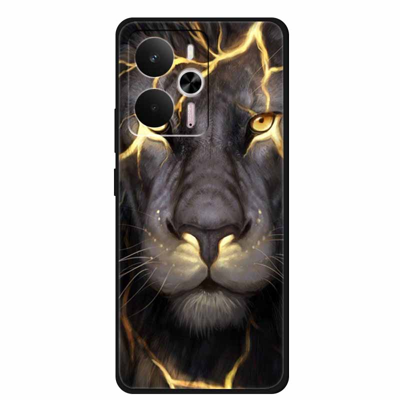 For Realme 14 5G Case Realme14 Coque 6.67" Black Silicone Soft TPU Phone Case For Realme 14 2025 Back Cover Case Shell Funda Cat