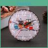Adorable Cartoon Wall Clock With Owl Squirrel Tree Design For Kindergarten Decor