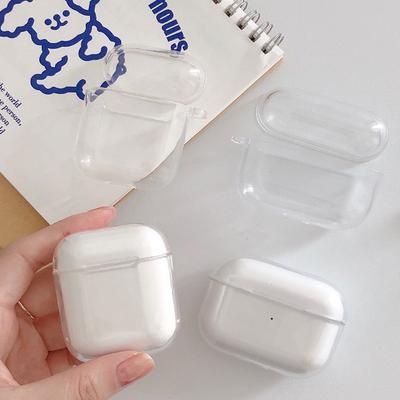 Creative Acrylic Airpods 1/2 Generation Bluetooth Headset Case Simple Airpods Pro 3 Generation Transparent Case