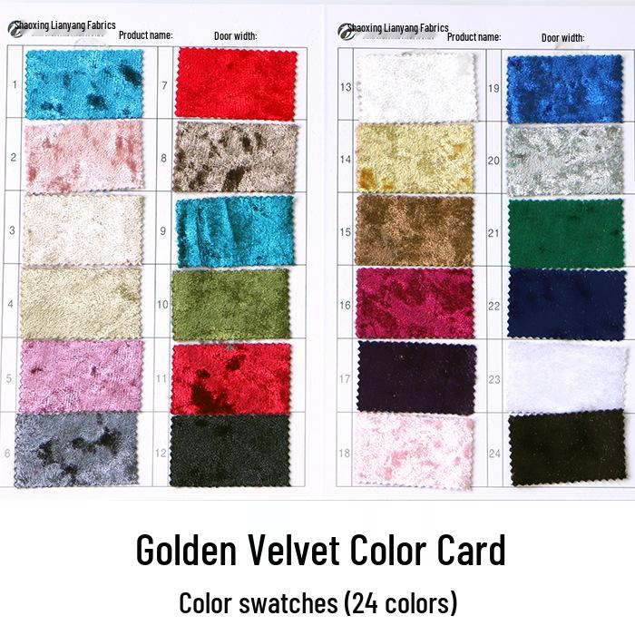 Kolekcja Złoty Diament Lodowy Kwiat Aksamit i Elastyczna Tkanina