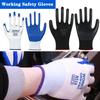 12Pairs Wear Resistant Gloves For Construction Rubber Gloves Nitrile Gloves Safety Gloves Mechanic Working