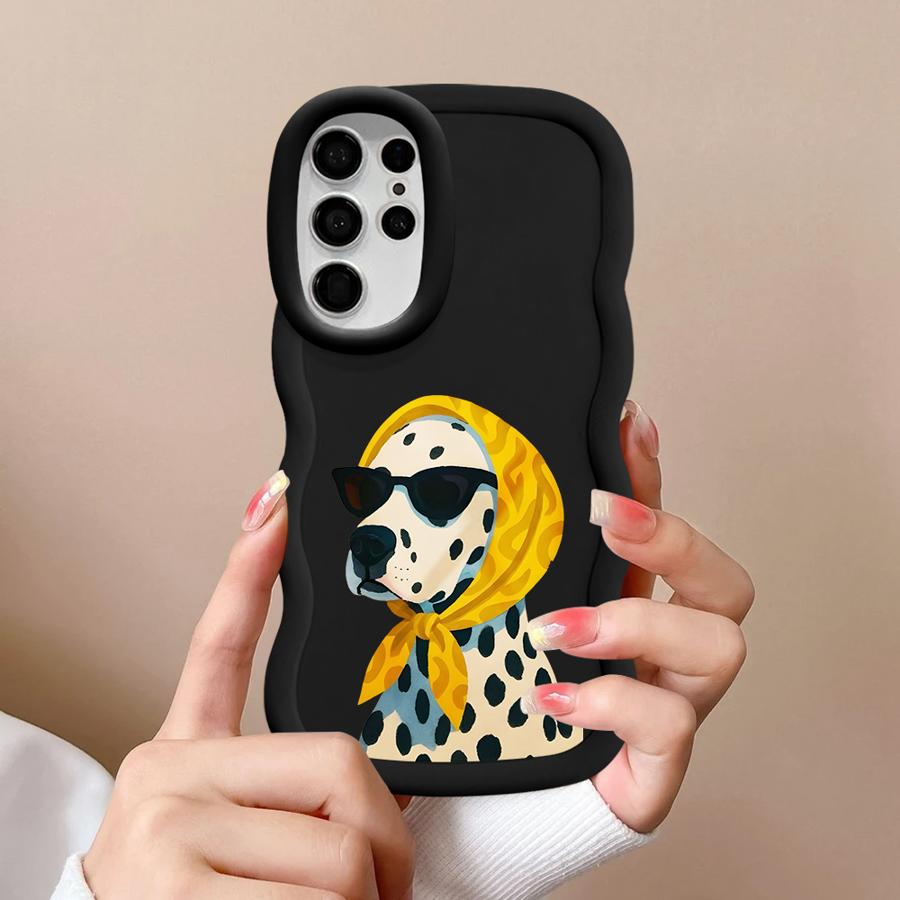 Case for Samsung Galaxy A25 S20 FE S23 Plus S24 S22 Ultra S21 S25 A26 Soft Phone Cover A34 A24 A55 A35 A54 A36 Cartoon Dog Duck