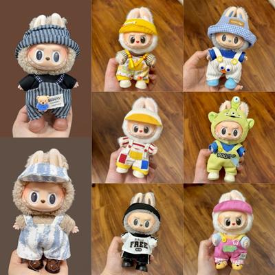 Mini-Puppenkleidung passend für Labubu Zubehör Kleidung Niedlicher Overall Keine Puppe