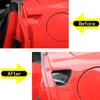 Carbon Fiber Look Cover Trims Body Door Handle Bowl for Corvette C7 2014-
