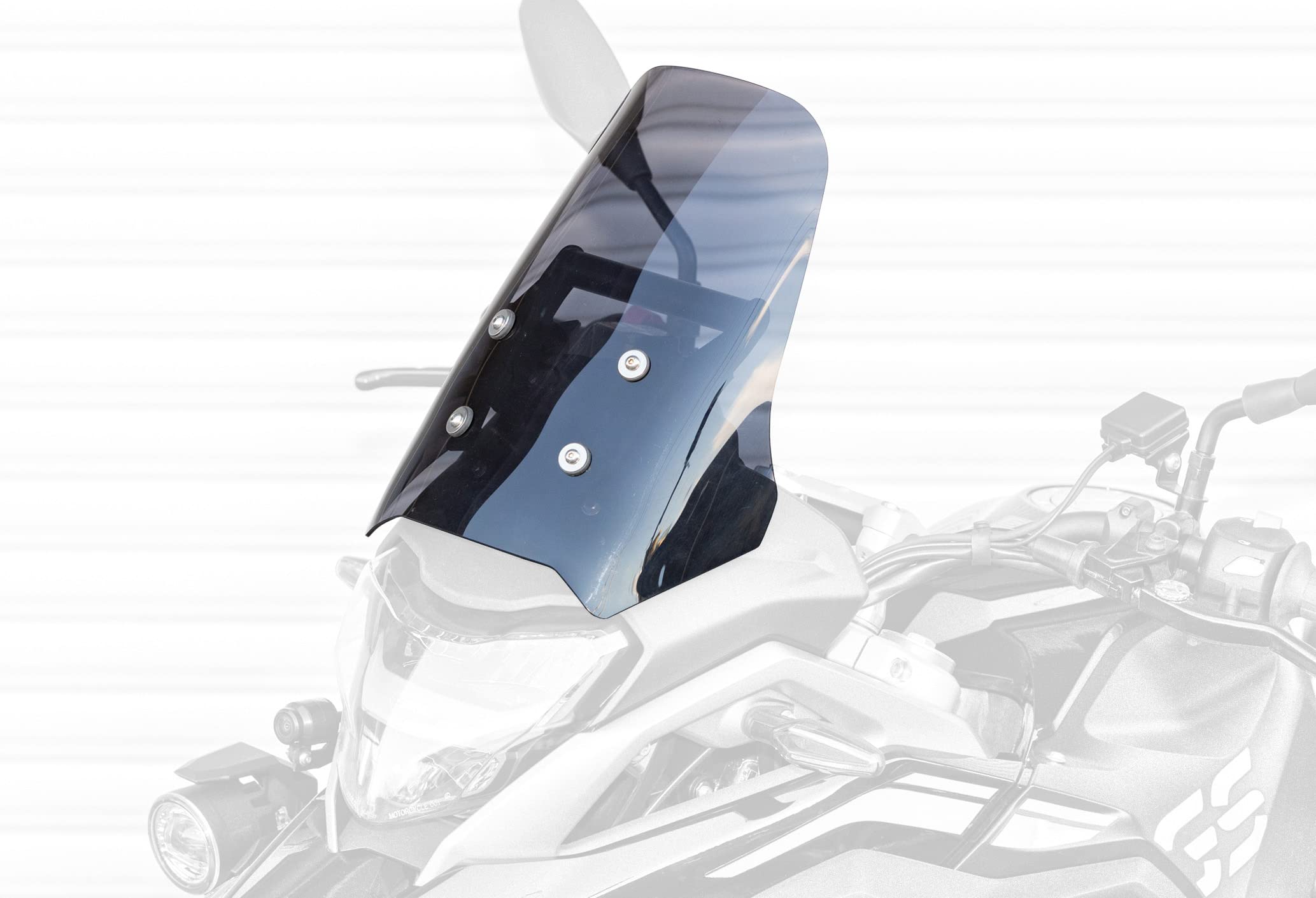 

Kijima Motorcycle Parts Screen Kit with Mount Bar Stays Maximum Load Capacity 1kg Smoke BMW G310GS 22.2 Approx. ( 17-) BM-05100