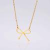 Bow Necklace for Women Gold Silver Bow Necklace Fashion Bow Pendant Necklace Bow Necklace Jewelry Perfect Jewelry for Women