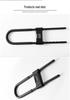 Shear & Pry-Resistant U-Shaped Glass Door Password Lock
